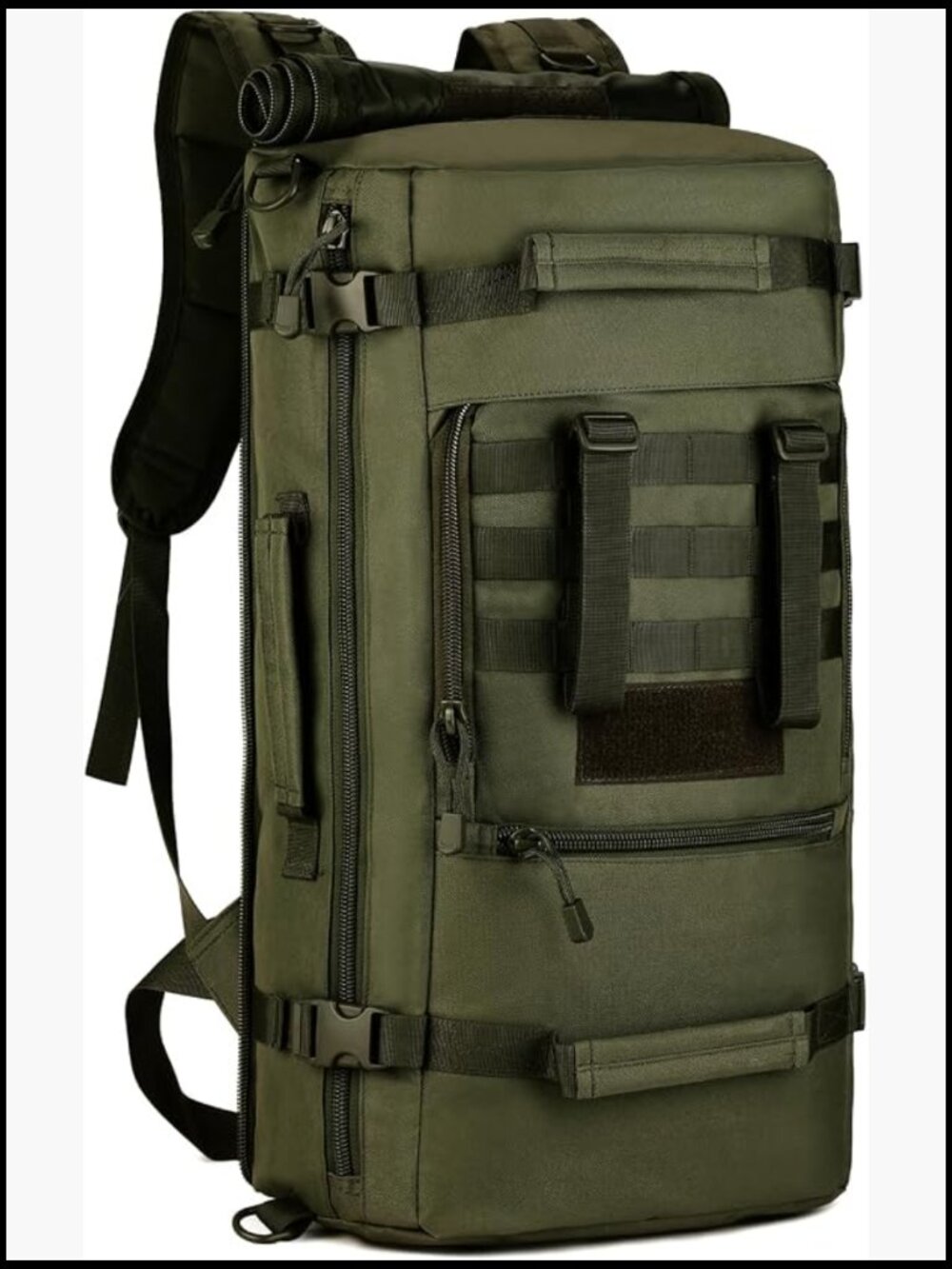50L Military Tactical Backpack MOLLE Modular 3 Way Rucksack Travel Hiking